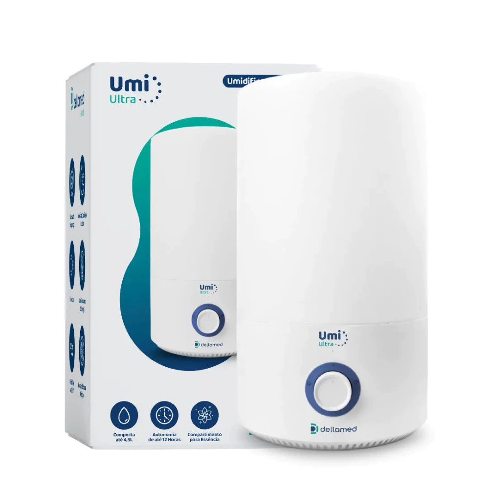 Umidificador de Ar Grande Ultrassônico - Essencial Umi Ultra